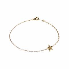 ハワイアンジュエリー/K10YG/Star Bracelet/16cm
