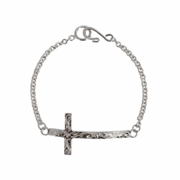 ハワイアンジュエリー/Silver925/Cross Chain Bracelet Anklet