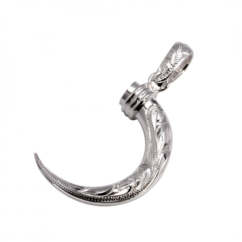 ハワイアンジュエリー/Silver925/horn pendant/large|ハワイアンジュエリーブランドMaxi(マキシ)公式通販オンラインショップ