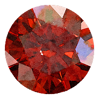 1月の誕生石、ガーネットのルース。ハワイアンジュエリーのカスタマイズや選定のイメージ。