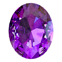 2月の誕生石、アメジストのルース。ハワイアンジュエリーのカスタマイズや選定のイメージ。