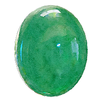 5月の誕生石、翡翠(ひすい)のルース。