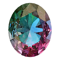 6月の誕生石、アレキサンドライトのルース。