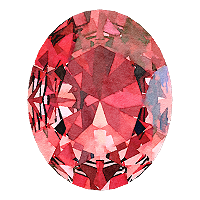 8月の誕生石、スピネルのルース。