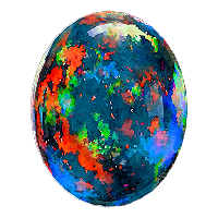 10月の誕生石、オパールのルース。