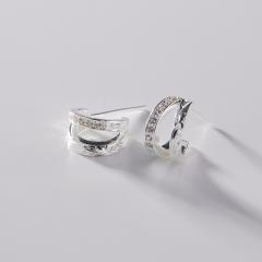 ハワイアンジュエリー/silver925/CZ/Maxi×Niki Lino earring