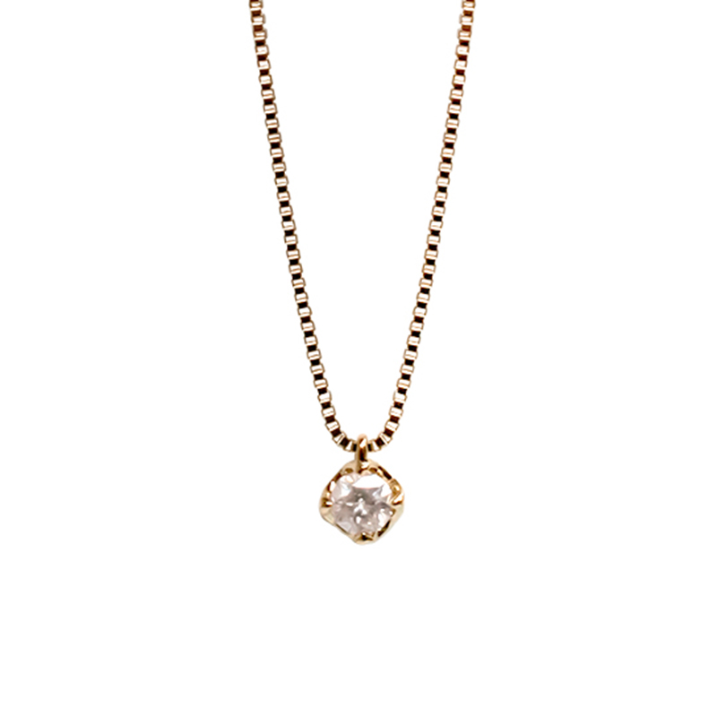 Diamond Necklace「Maxi×SMOKY BLUE」|ハワイアンジュエリーMaxi(マキシ)公式通販オンラインショップ