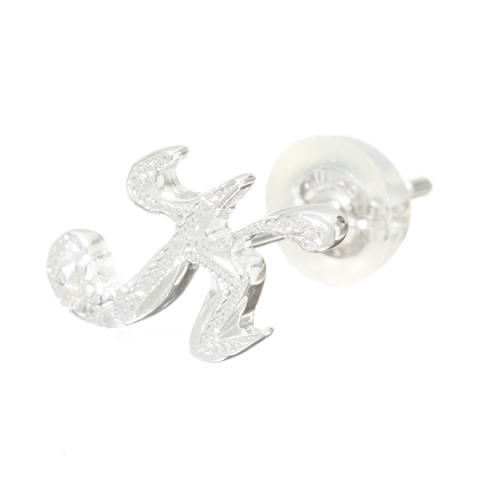 イニシャル「K」 ピアス(ダイヤモンド付)/SS|ハワイアンジュエリーブランドMaxi(マキシ)公式通販オンラインショップ