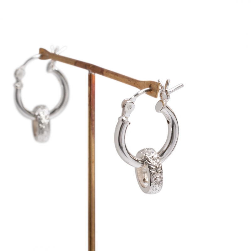 Ring hoop earrings/SS|ハワイアンジュエリーMaxi(マキシ)公式通販オンラインショップ