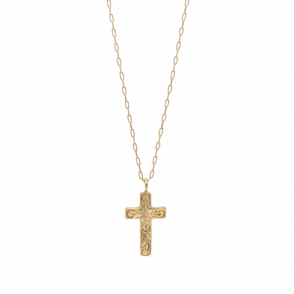 ハワイアンジュエリー/K10YG/Cross necklace|ハワイアンジュエリーブランドMaxi(マキシ)公式通販オンラインショップ