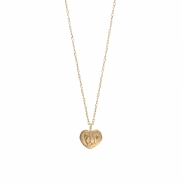 ハワイアンジュエリー/K10YG/Curves heart necklace