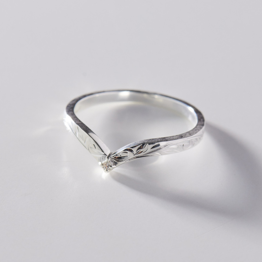 Maxi×Niki Lino Ring Whale tail/silver925/CZ|ハワイアンジュエリーブランドMaxi(マキシ)公式通販オンラインショップ