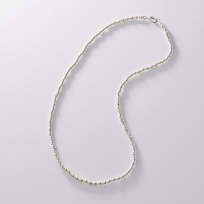 ハワイアンジュエリー/Silver beads Necklace
