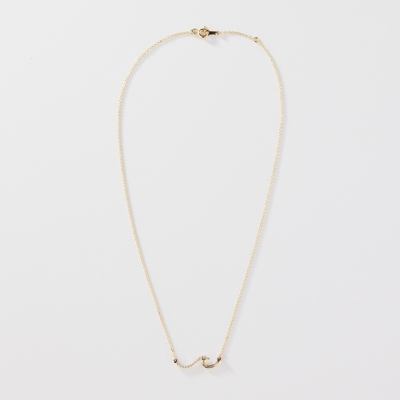 ハワイアンジュエリー/14KYG/ウェーブ ダイヤモンド ネックレス/Diamond|ハワイアンジュエリーブランドMaxi(マキシ)公式通販オンラインショップ