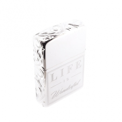 ハワイアンジュエリー/Brass/SV coating /Linamoa Zippo/large