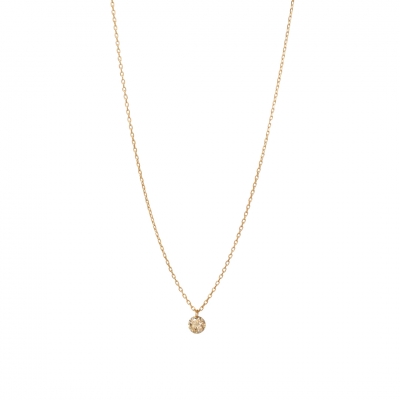ブラウン ダイヤモンド ネックレス/10KYG/0.2ct