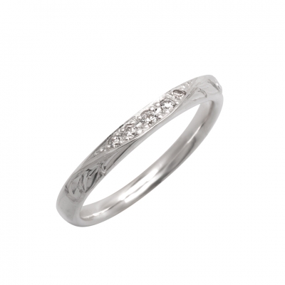 ハワイアンジュエリー/Nalu Aloha(ナル・アロハ)/pt900/レディース/ダイヤモンド