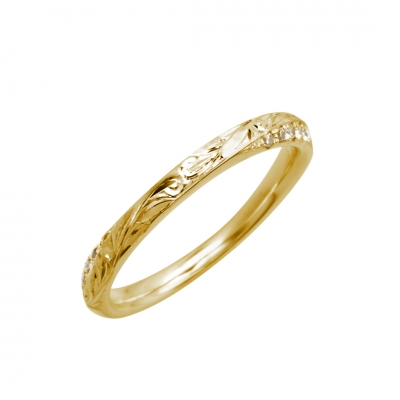 ハワイアンジュエリー/Aloha Nui(アロハ・ヌイ)/K18YG/レディース/ダイヤモンド