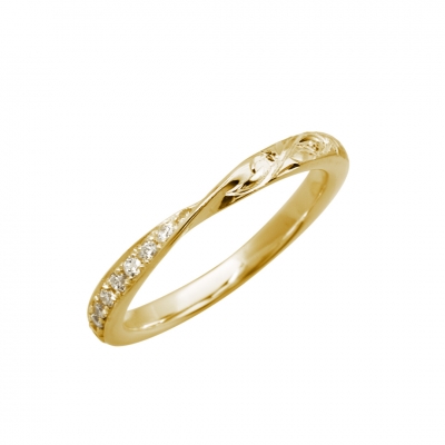 ハワイアンジュエリー/Makani Aloha(マカニ・アロハ)/K18YG/レディースダイヤモンド