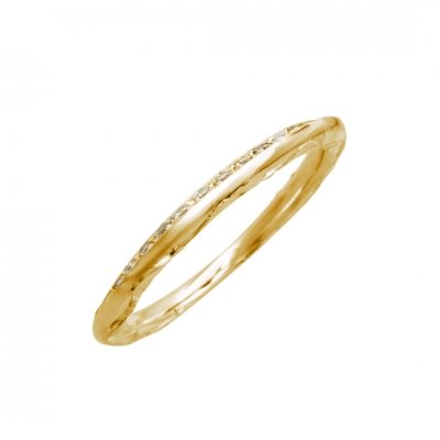 ハワイアンジュエリー/Mahina Pilina(マヒナ・ピリナ)/K18YGレディースダイヤモンド