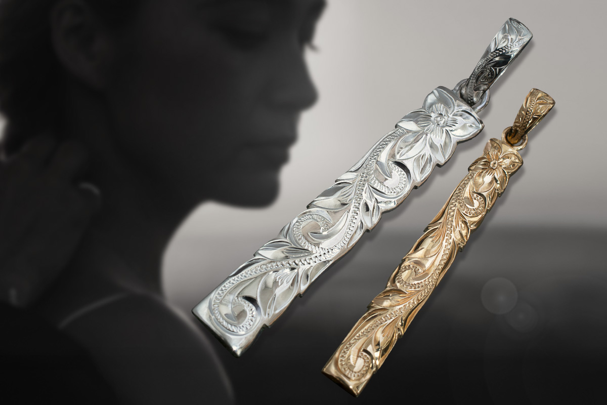 Maxi Hawaiian couples pendants